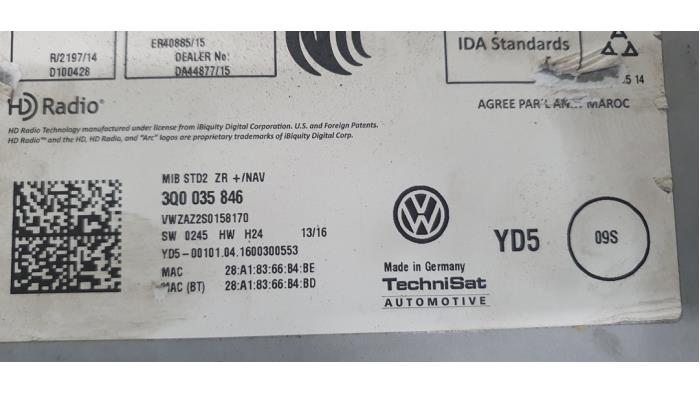 Navigatie Module van een Volkswagen Polo V (6R) 1.4 TDI 12V 90 2016