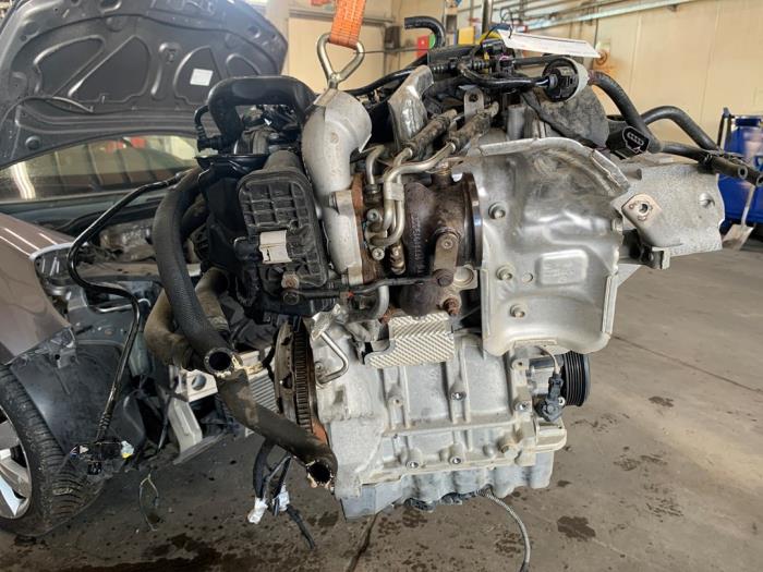 Motor van een Volkswagen Polo VI (AW1) 1.0 TSI 12V 2019
