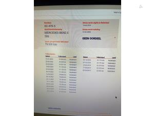 Gebruikte Motor Mercedes S (W220) 5.0 S-500 V8 24V Prijs € 1.250,00 Margeregeling aangeboden door De Witte Boerderij AutoMotive