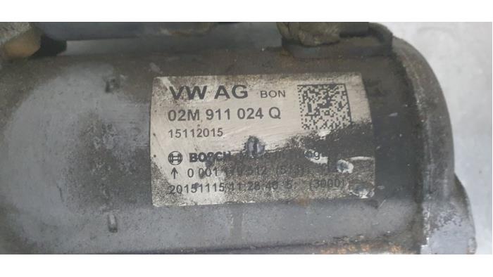 Startmotor van een Volkswagen Tiguan (AD1) 1.5 TSI 16V Evo BlueMotion Technology 2020