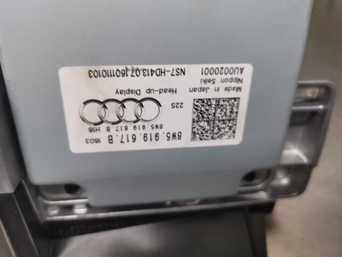 Head-up display van een Audi S4 Avant (B9) 3.0 TFSI V6 24V 2016