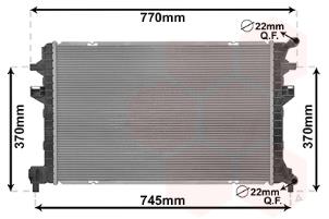 Nieuwe Intercooler Volkswagen T-Roc I 1.0 TSI 12V BlueMotion Prijs € 42,39 Inclusief btw aangeboden door De Witte Boerderij AutoMotive