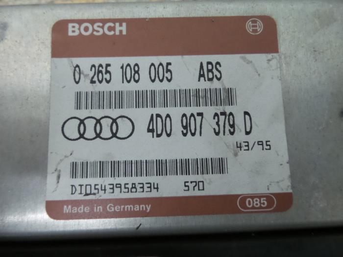 Gebruikte ABS Computer Audi A4 (B5) 2.6 E V6 Prijs € 75,00 Margeregeling aangeboden door De Witte Boerderij AutoMotive