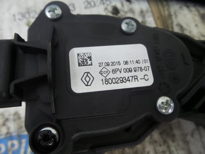 Gebruikte Sensor Gaspedaalpositie Renault Clio IV (5R) 0.9 Energy TCE 90 12V Prijs € 10,00 Margeregeling aangeboden door De Witte Boerderij AutoMotive