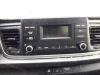 Radio CD Speler van een Kia Rio IV (YB), 2017 1.2 MPI 16V, Hatchback, Benzine, 1,248cc, 62kW (84pk), FWD, G4LA, 2017-01, YBB5P3L YBBAP3 2017