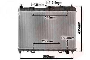 Nieuwe Radiateur Ford Fiesta 6 (JA8) 1.6 16V PowerShift Prijs € 102,85 Inclusief btw aangeboden door BZJ b.v.