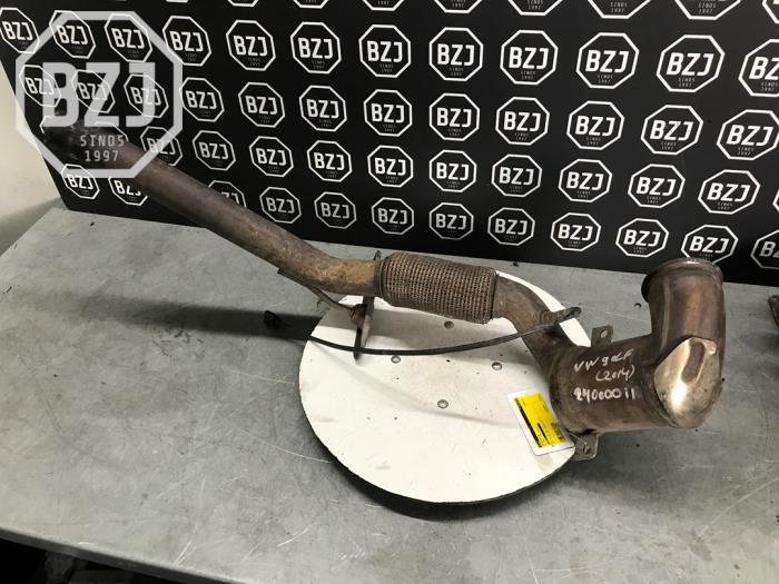 Katalysator van een Volkswagen Golf VII (AUA) 2.0 GTI 16V Performance Package 2014