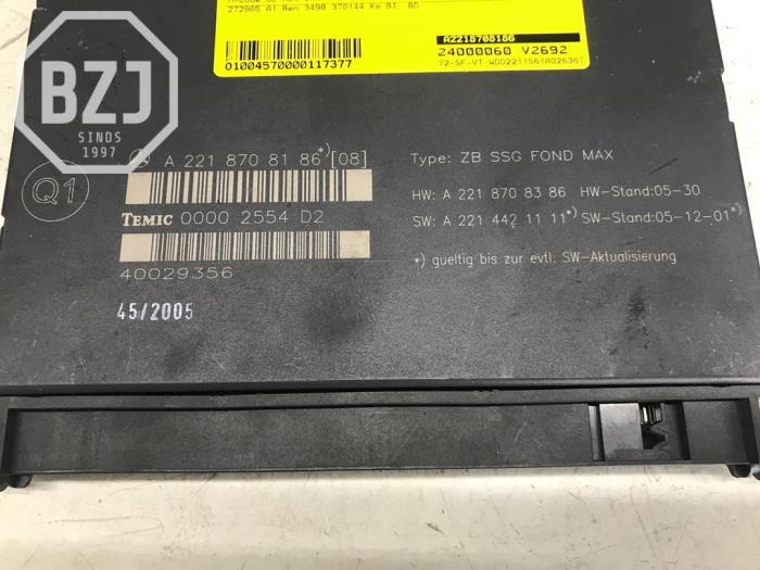 Computer Diversen van een Mercedes-Benz S (W221) 3.5 S-350 24V 2006