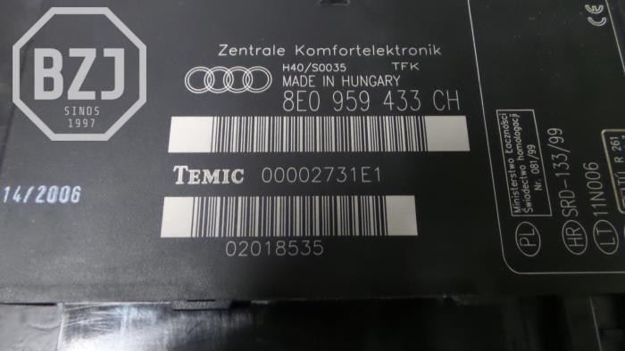 Gebruikte Bodycontrol Module Audi A4 Prijs op aanvraag aangeboden door BZJ b.v.