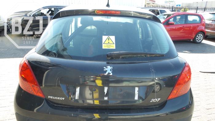 Achterklep van een Peugeot 207/207+ (WA/WC/WM) 1.4 16V Vti 2009