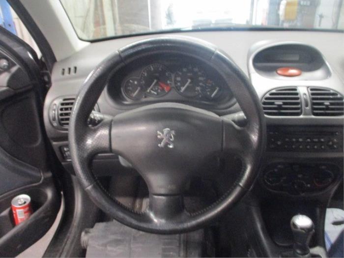 Airbag links (Stuur) van een Peugeot 206 (2A/C/H/J/S) 1.4 XR,XS,XT,Gentry 2002