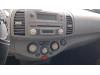 Luchtrooster Dashboard van een Nissan Micra (K12), 2003 / 2010 1.2 16V, Hatchback, Benzine, 1.240cc, 59kW (80pk), FWD, CR12DE, 2003-01 / 2010-06, K12BB02; K12FF02; K12FF03 2005