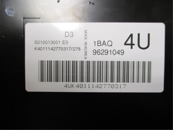 Gebruikte Computer Motormanagement Chevrolet Matiz 0.8 Prijs € 40,00 Margeregeling aangeboden door Boekholt autodemontage B.V