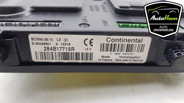 Computer Body Control van een Renault Grand Scénic III (JZ) 1.6 dCi 2012