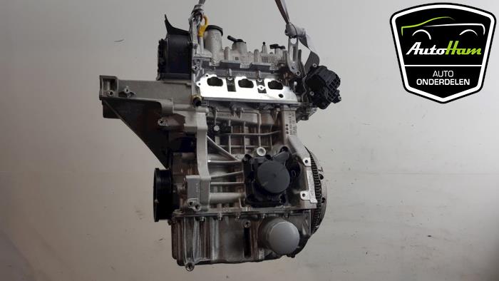 Motor van een Volkswagen Polo VI (AW1) 1.0 MPi 12V 2018