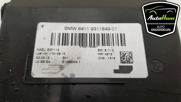 Kachelcomputer van een BMW 1 serie (F20) 116i 1.6 16V 2013