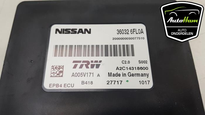 Handrem Module van een Nissan Qashqai (J11) 1.2 DIG-T 16V 2018