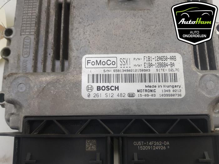 Computer Motormanagement van een Ford Fiesta 6 (JA8) 1.0 Ti-VCT 12V 65 2015