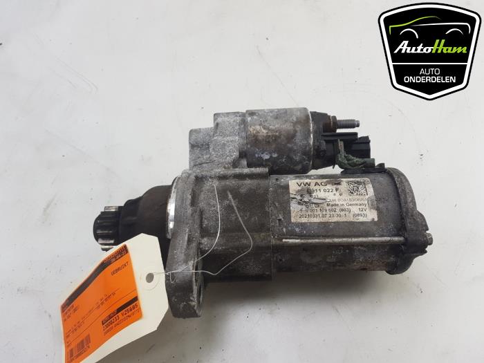 Gebruikte Startmotor Volkswagen Golf VIII (CD1) 1.5 TSI BlueMotion 16V Prijs € 20,00 Margeregeling aangeboden door AutoHam