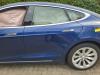 Portier 4Deurs links-achter van een Tesla Model S, 2012 75D, Liftback, Elektrisch, 386kW (525pk), 4x4, L2S, 2016-06 2018