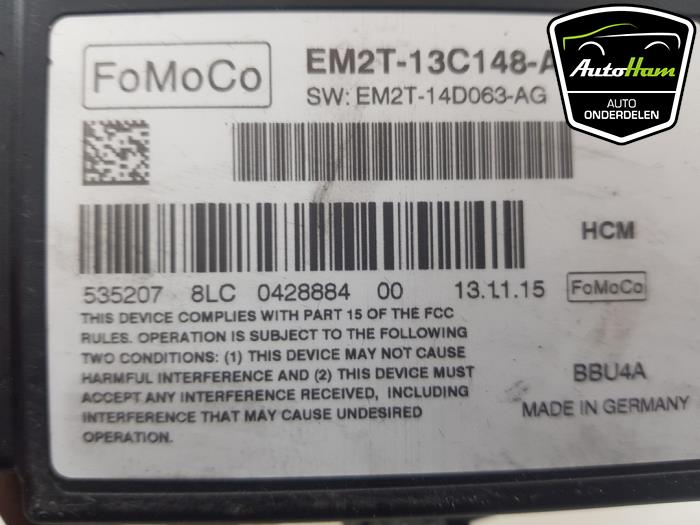 Computer Verlichting van een Ford S-Max (WPC) 1.5 EcoBoost 16V 2016
