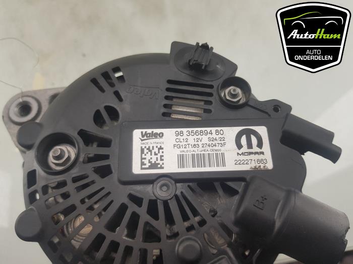 Dynamo van een Peugeot 208 II (UB/UH/UP) 1.2 Vti 12V PureTech 75 2022