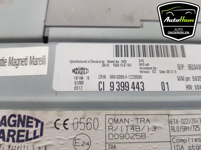 Regelunit Multi Media van een MINI Mini (F55) 1.2 12V One 2016