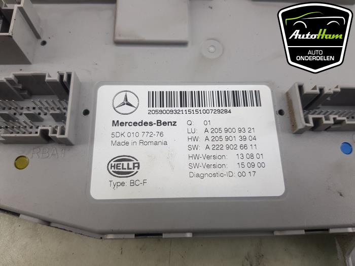 Computer Body Control van een Mercedes-Benz C Estate (S205) C-350 e 2.0 16V 2015