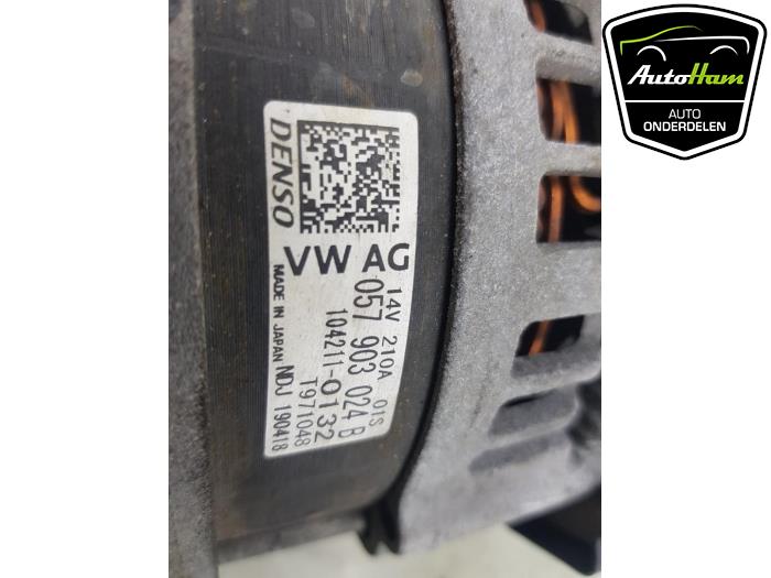 Dynamo van een Porsche Panamera (971G) 3.0 V6 24V 2018