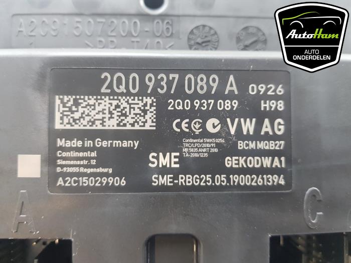 Computer Body Control van een Seat Ibiza V (KJB) 1.0 MPI 12V 2019