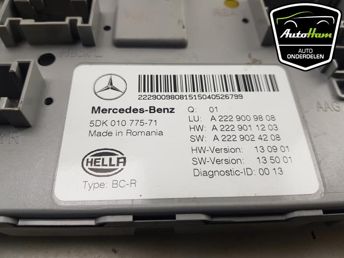 Computer Body Control van een Mercedes-Benz C Estate (S205) C-350 e 2.0 16V 2015