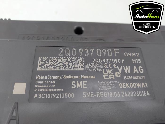 Computer Body Control van een Volkswagen Polo VI (AW1) 1.0 TSI 12V 2024