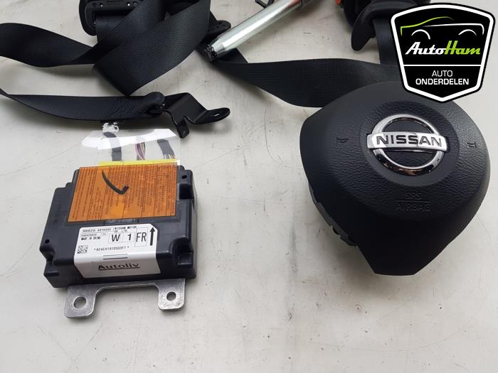 Airbag Set+Module van een Nissan Qashqai (J11) 1.3 DIG-T 160 16V 2019