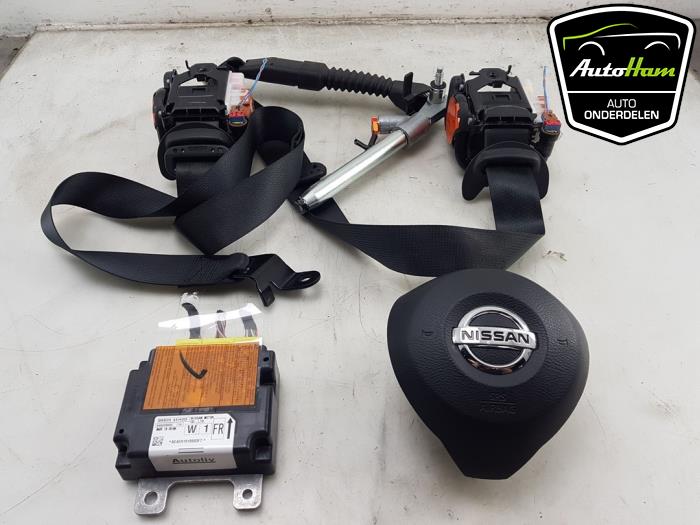 Airbag Set+Module van een Nissan Qashqai (J11) 1.3 DIG-T 160 16V 2019