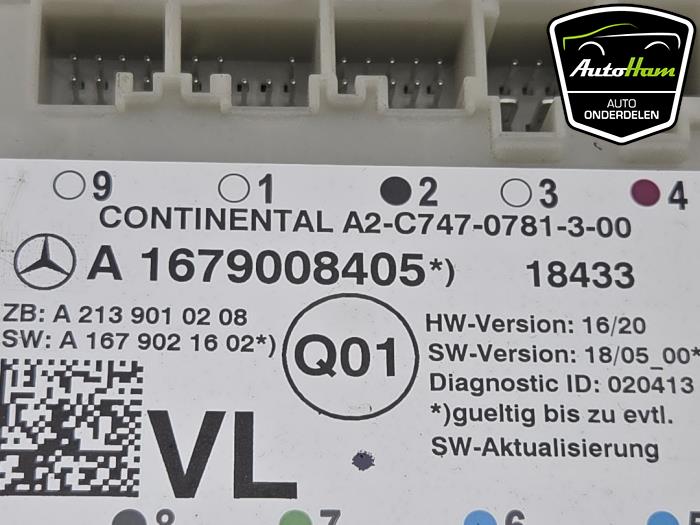 Centrale Deurvergrendelings Module van een Mercedes-Benz Sprinter 3,5t (907.6/910.6) 314 CDI 2.1 D FWD 2019