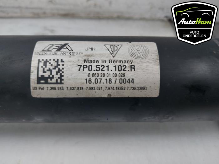 Cardanas van een Porsche Cayenne II (92A) 3.0 D V6 24V 2016