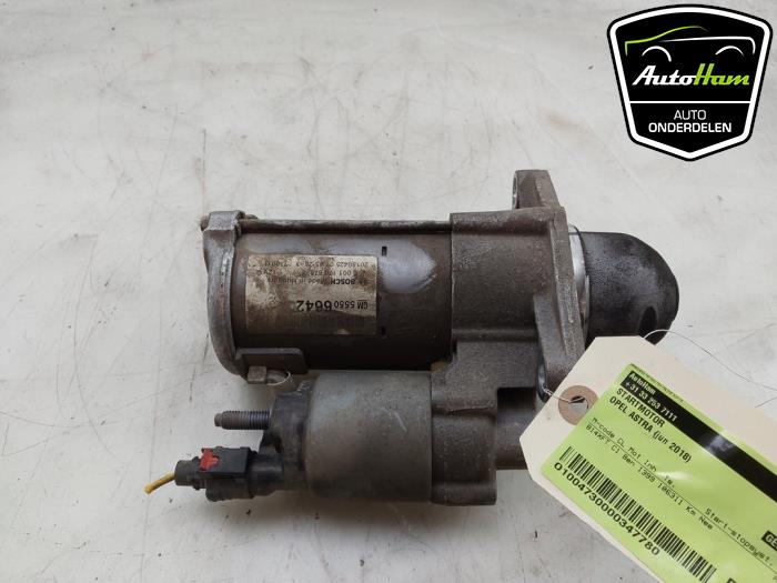 Gebruikte Startmotor Opel Astra K 1.4 Turbo 16V Prijs € 25,00 Margeregeling aangeboden door AutoHam