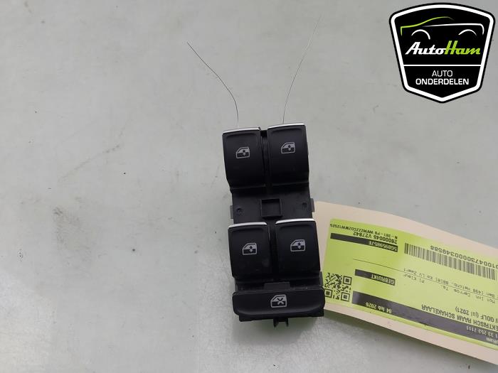 Seat Ateca Tekli Cam Düğmesi Kromlu 2016- 5G0959855L İTHAL - En Uygun Fiyat Otom