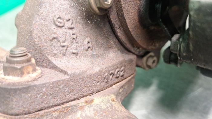 Turbo van een Peugeot Boxer (U9) 2.2 HDi 130 Euro 5 2012