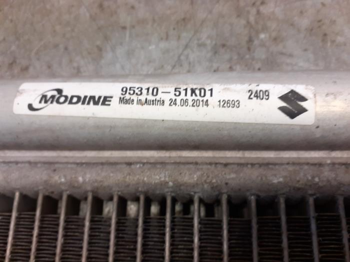 Airco Condensor van een Suzuki Splash 1.2 VVT 16V 2014