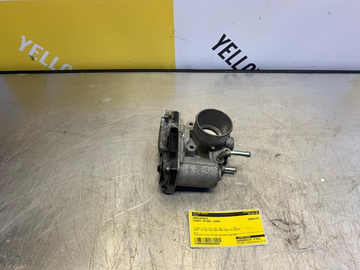 Gebruikte Gasklephuis Suzuki Splash 1.2 VVT 16V Prijs € 49,00 Margeregeling aangeboden door Yellow Parts