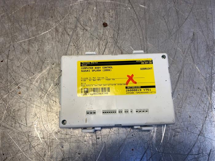 Gebruikte Computer Body Control Suzuki Splash 1.2 VVT 16V Prijs € 49,99 Margeregeling aangeboden door Yellow Parts