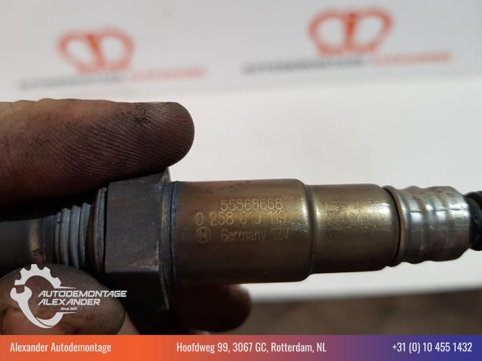 Lambda Sonde van een Opel Meriva 1.4 Turbo 16V ecoFLEX 2016