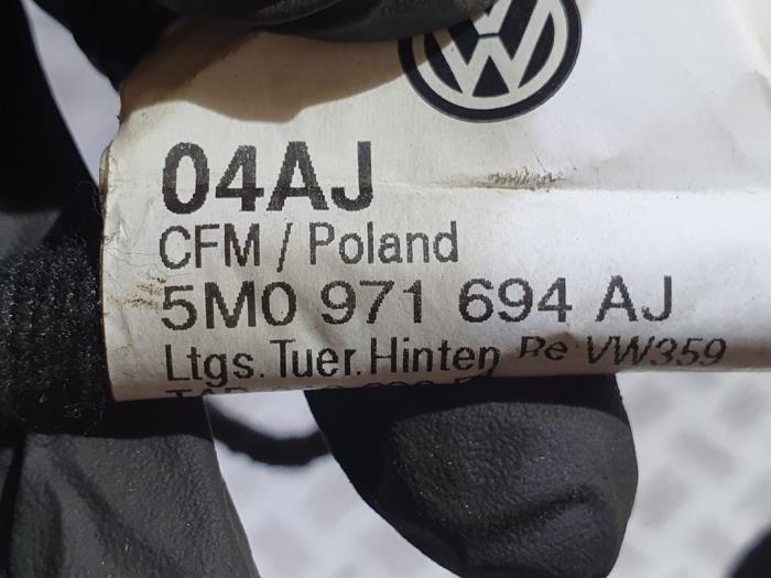 Kabelboom van een Volkswagen Golf Plus (5M1/1KP) 1.6 TDI 16V 90 2009