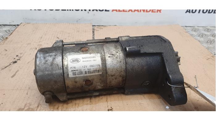 Startmotor van een Land Rover Range Rover Sport (LS) 2.7 TDV6 24V 2007