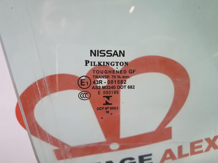 Deurruit 4Deurs rechts-voor van een Nissan Qashqai (J11) 1.6 dCi 2017