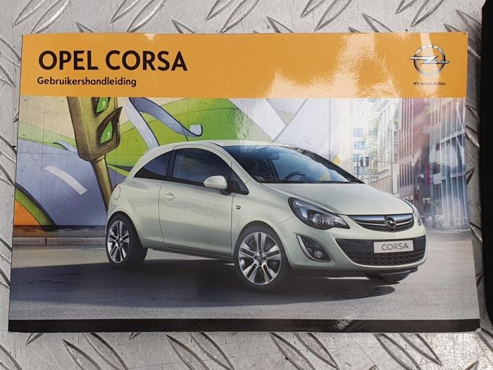 Instructie Boekje van een Opel Corsa D 1.2 16V 2014