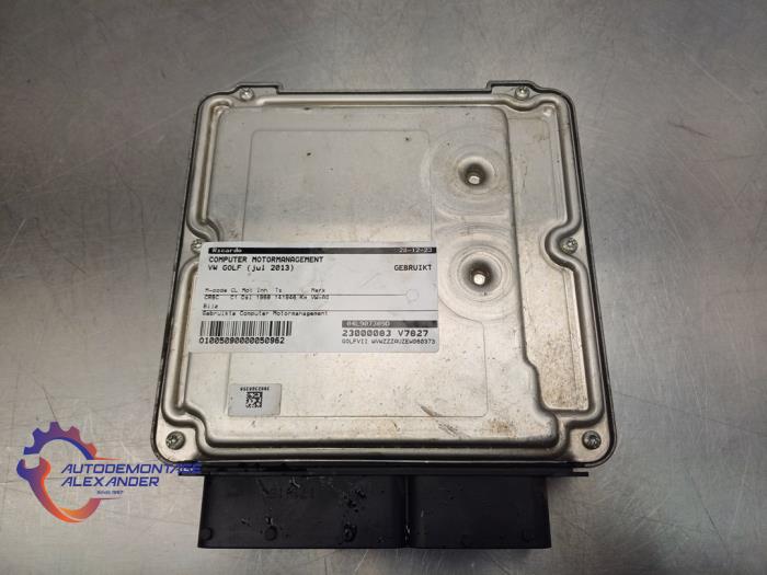 Gebruikte Computer Motormanagement Volkswagen Golf VII (AUA) 2.0 TDI 16V Prijs € 39,99 Margeregeling aangeboden door Alexander Autodemontage