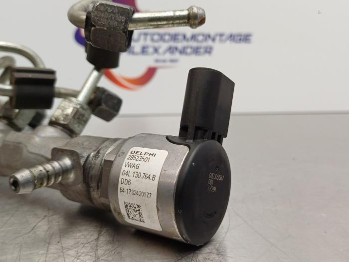 Brandstofdruk sensor van een Volkswagen Golf VII Variant (AUVV) 1.6 TDI BMT 16V 2017
