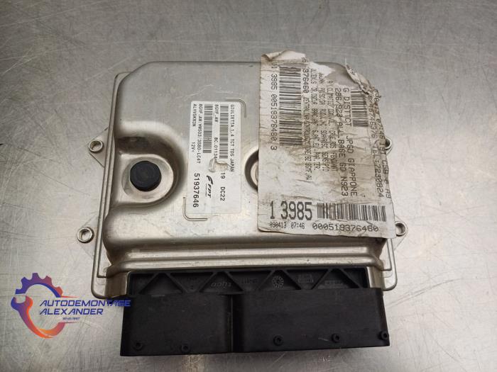 Gebruikte Computer Motormanagement Alfa Romeo Giulietta (940) 1.4 TB 16V MultiAir Prijs € 550,01 Inclusief btw aangeboden door Alexander Autodemontage